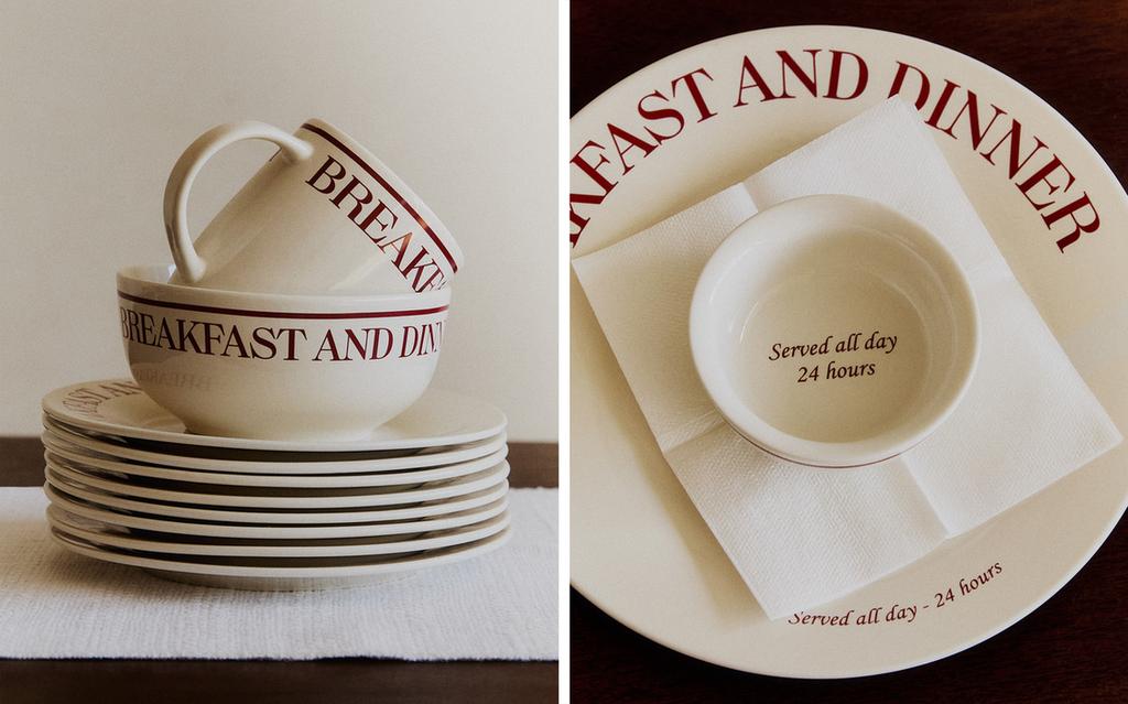 SLOGAN DINNER SET