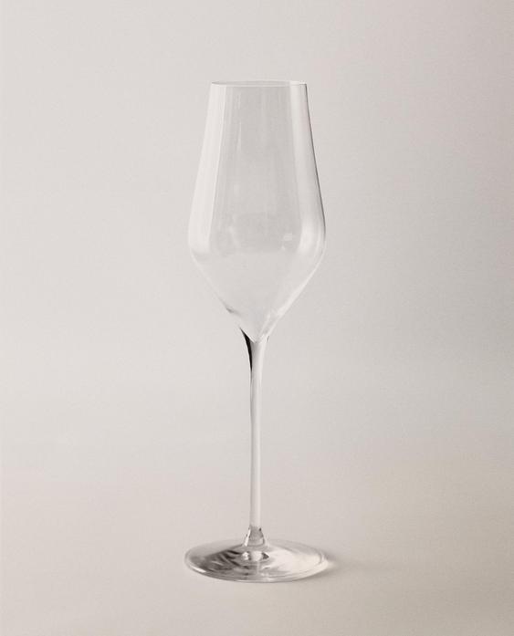 简约设计晶体玻璃笛型杯