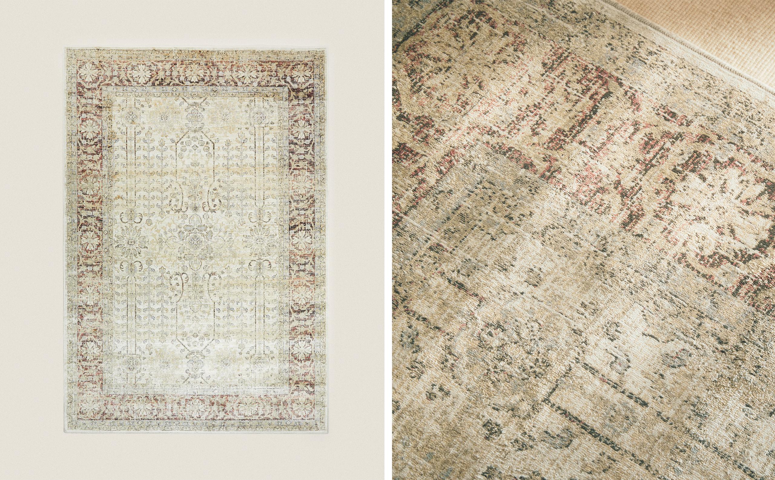 VINTAGE-EFFECT RUG