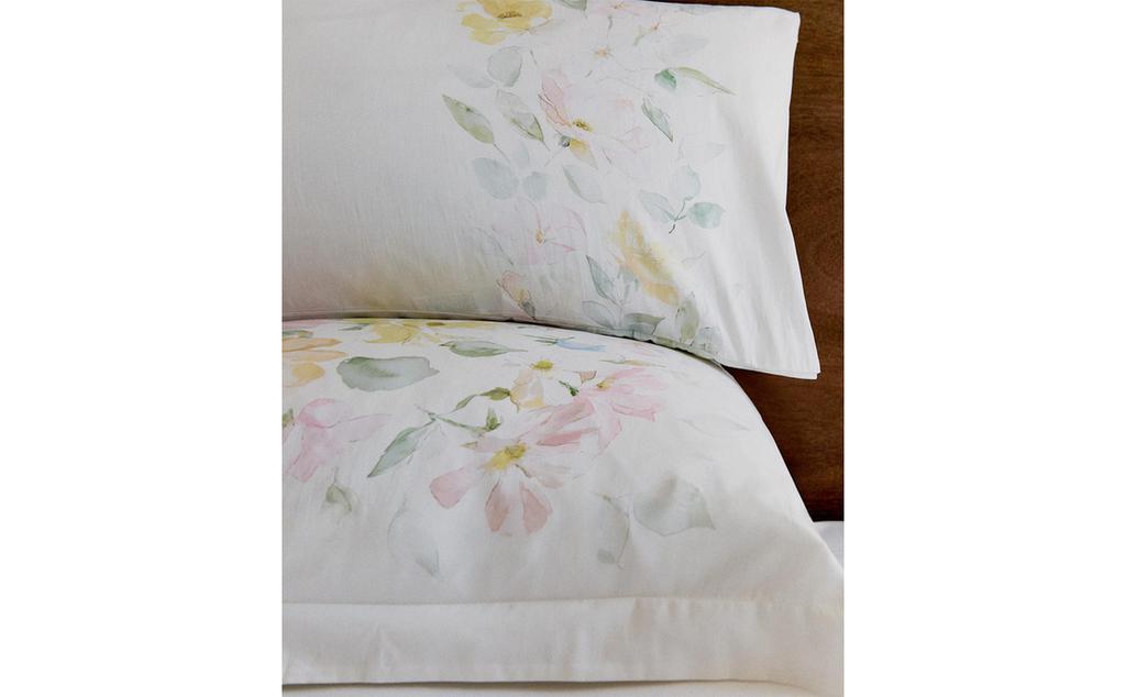 WATERCOLOUR FLOWER DUVET COVER