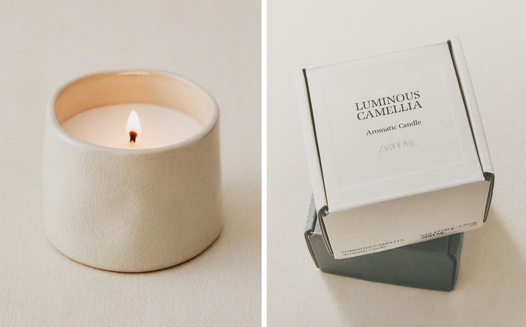 (150 G) LUMINOUS CAMELLIA SCENTED CANDLE