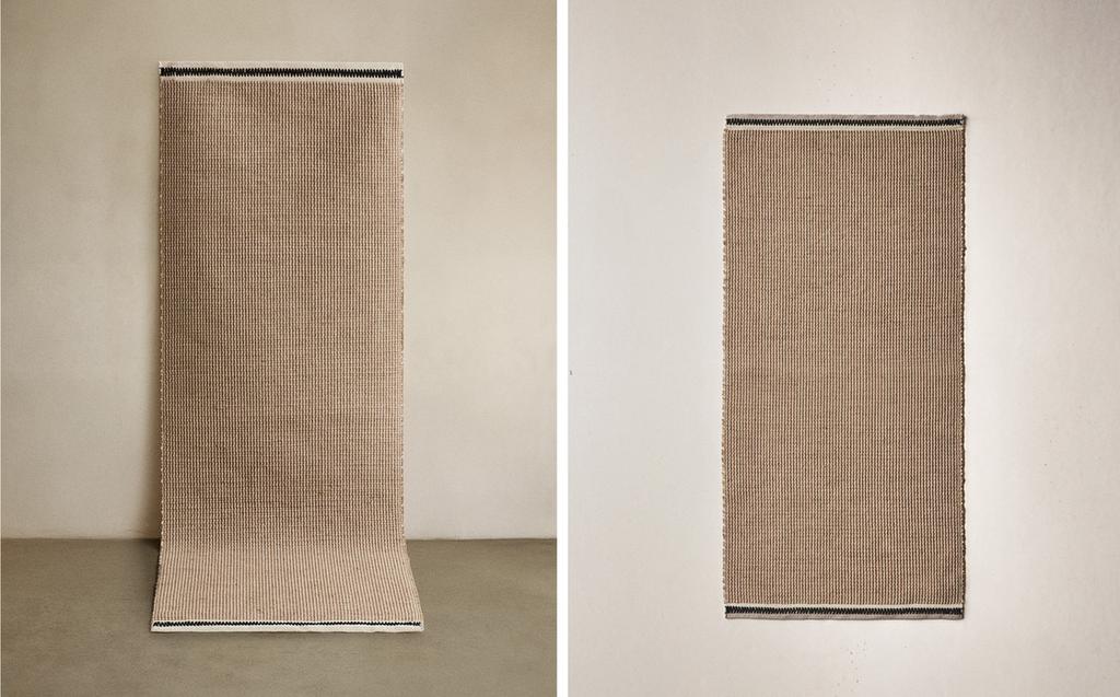 STRIPED JUTE RUG