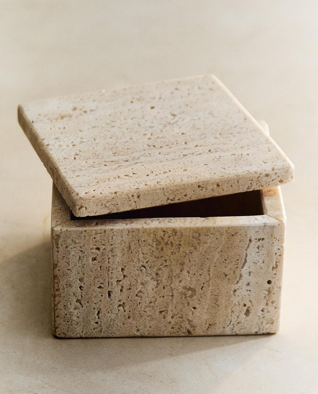 MARBLE BATHROOM ORGANISER BOX