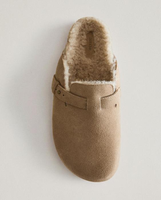 WARM LEATHER CLOGS