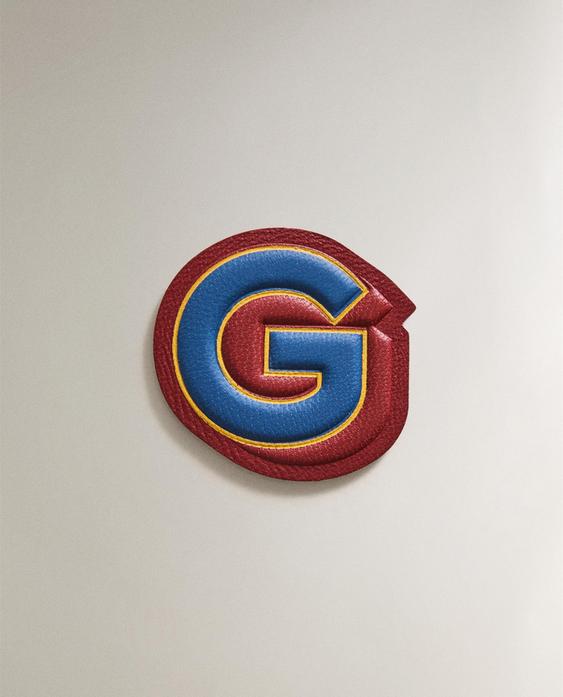 字母 G 皮革贴片