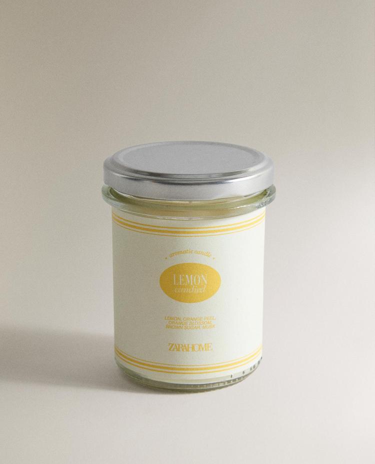 (130 G) LEMON CANDY SCENTED CANDLE