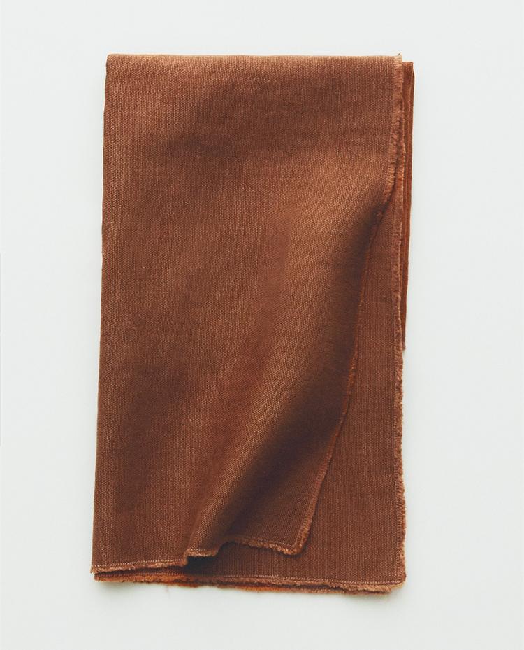 PACK OF COLOURED WASHED LINEN NAPKINS (PACK OF 2)