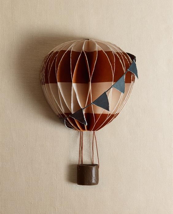 COLOURED PAPER WALL BALLOON (16 CM)