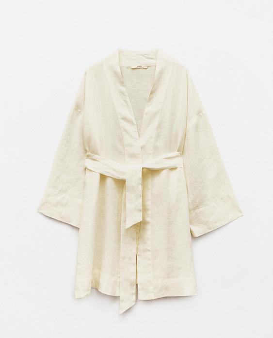 LINEN DRESSING GOWN