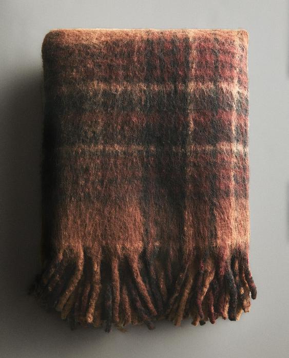 BRUSHED THROW