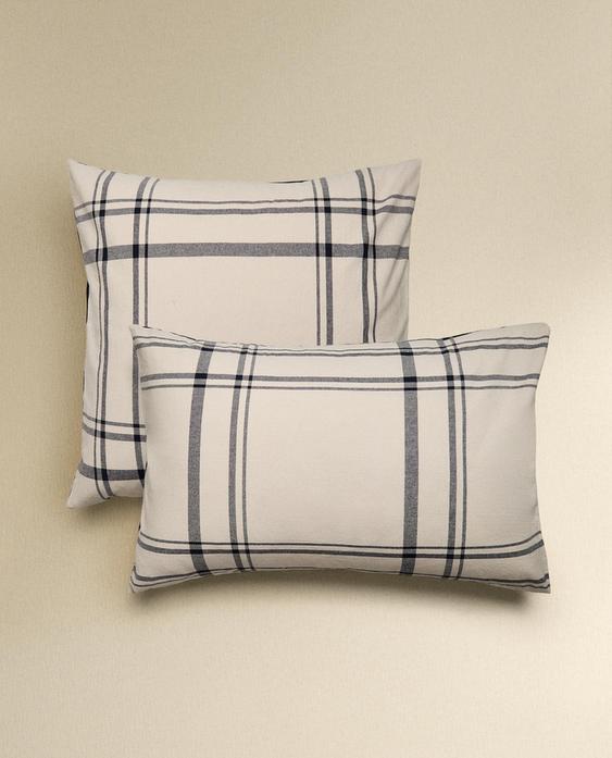 REVERSIBLE CHECK PILLOWCASE