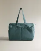 LEAF PRINT COTTON MATERNITY BAG