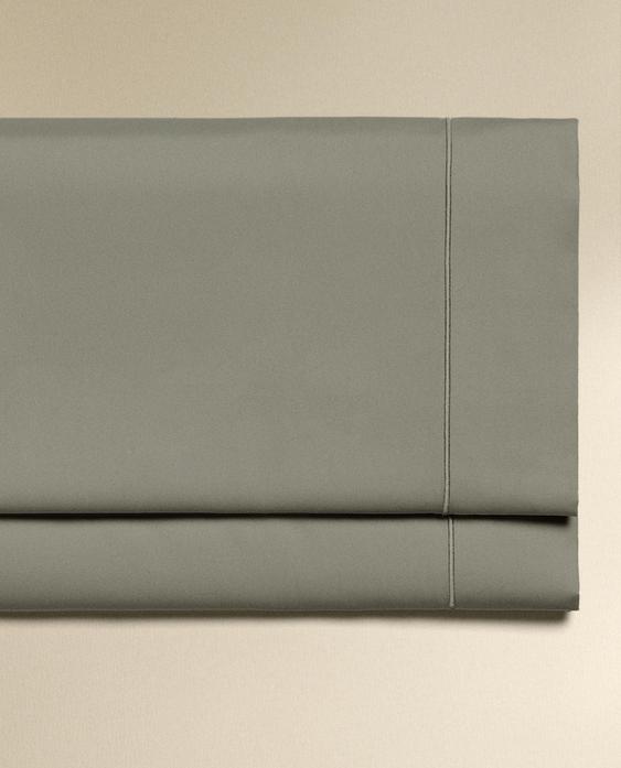 SATEEN FLAT SHEET WITH TRIM (300 THREAD COUNT)