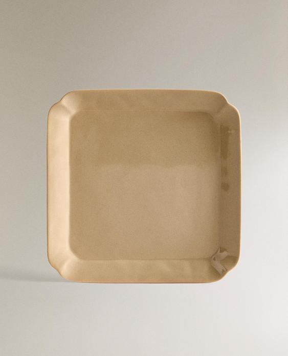 SQUARE STONEWARE TRAY