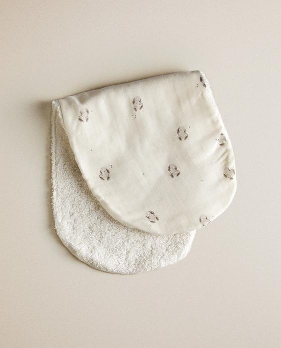 KIDS' BUNNY SHOULDER BIB