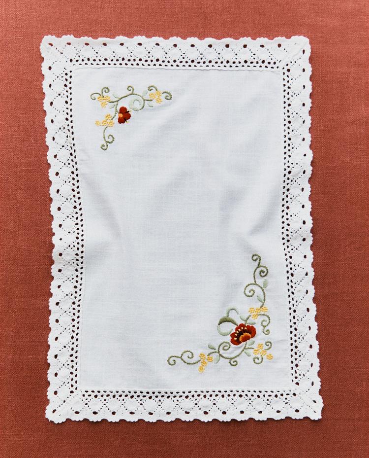 FLORAL COTTON PLACEMAT