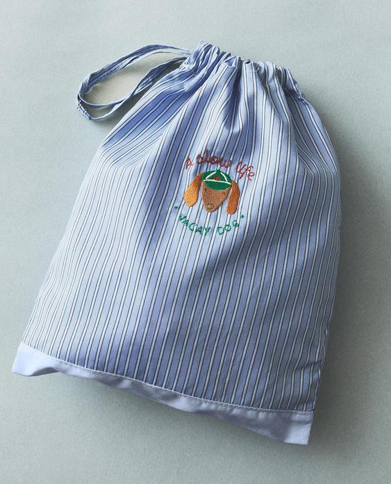 CHILDREN'S DOG LAUNDRY BAG
