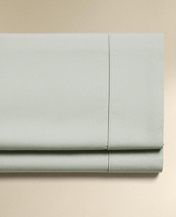 SATEEN FLAT SHEET WITH TRIM (300 THREAD COUNT)