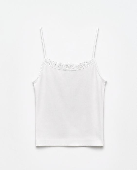 COTTON JERSEY TOP