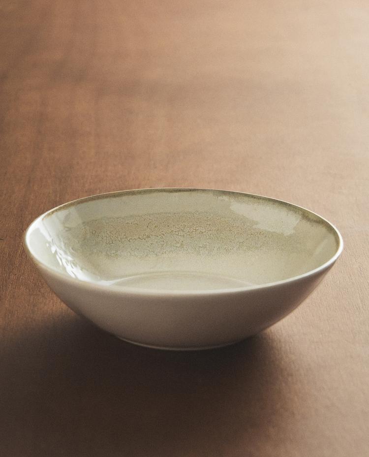 ANTIQUE FINISH STONEWARE BOWL
