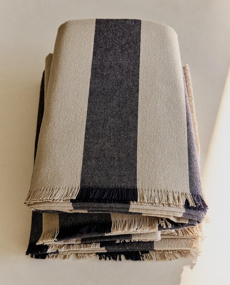 MULTI-PURPOSE STRIPED BLANKET
