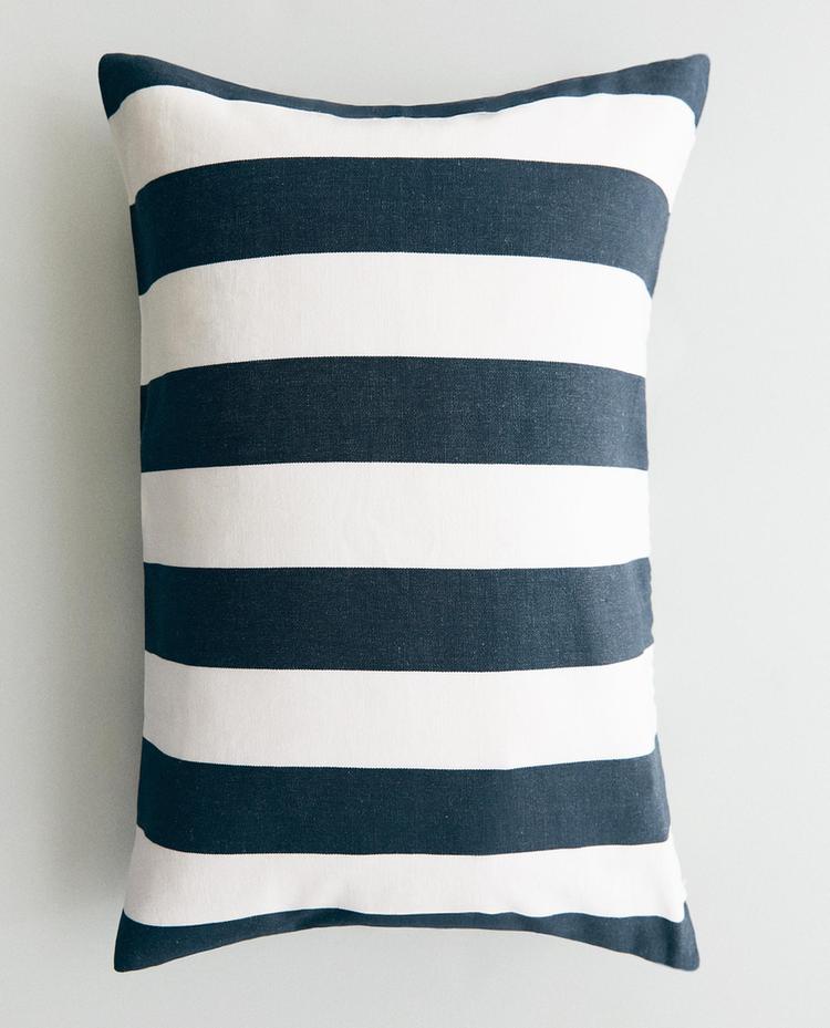 WIDE STRIPE CUSHION COVER
