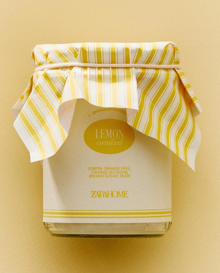 (130 G) LEMON CANDIED 香氛蜡烛