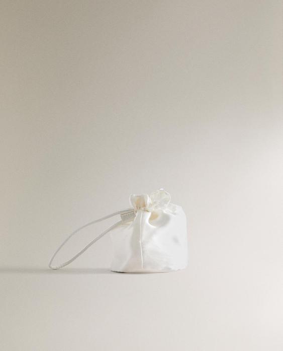 SILK BUCKET BAG