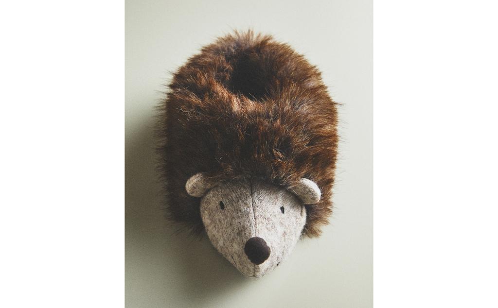 KIDS' HEDGEHOG SLIPPERS