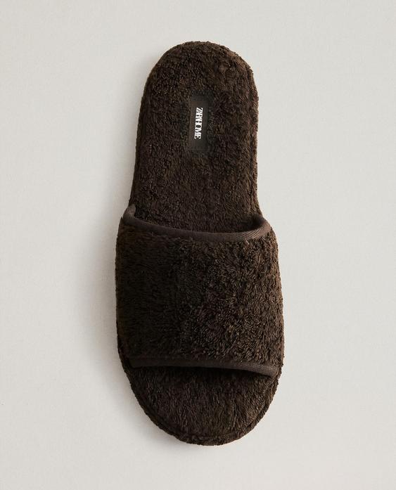 FLATFORM TERRY SLIPPERS