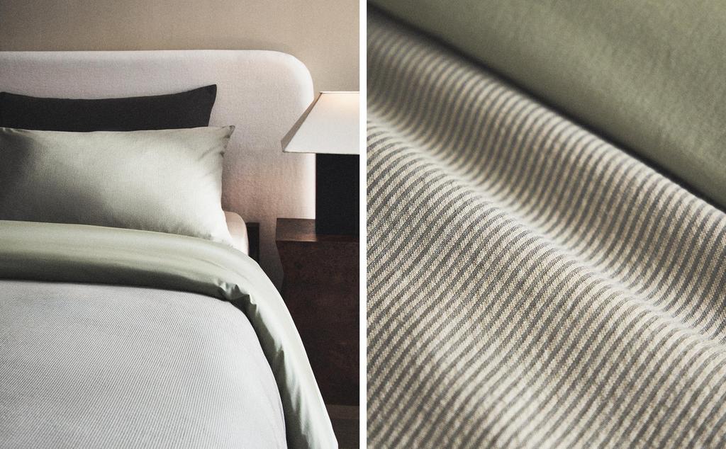 STRIPED SEERSUCKER DUVET COVER