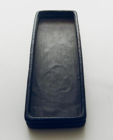 矩形边缘陶瓷托盘