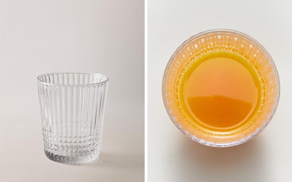 几何浮雕玻璃杯