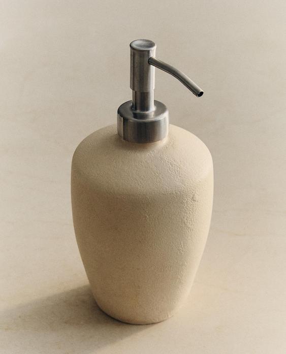 大地色陶瓷香皂分液器