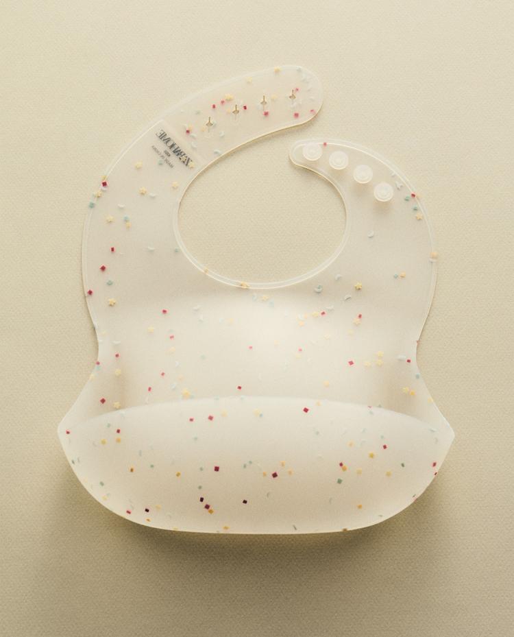 KIDS' SILICONE CONFETTI BIB