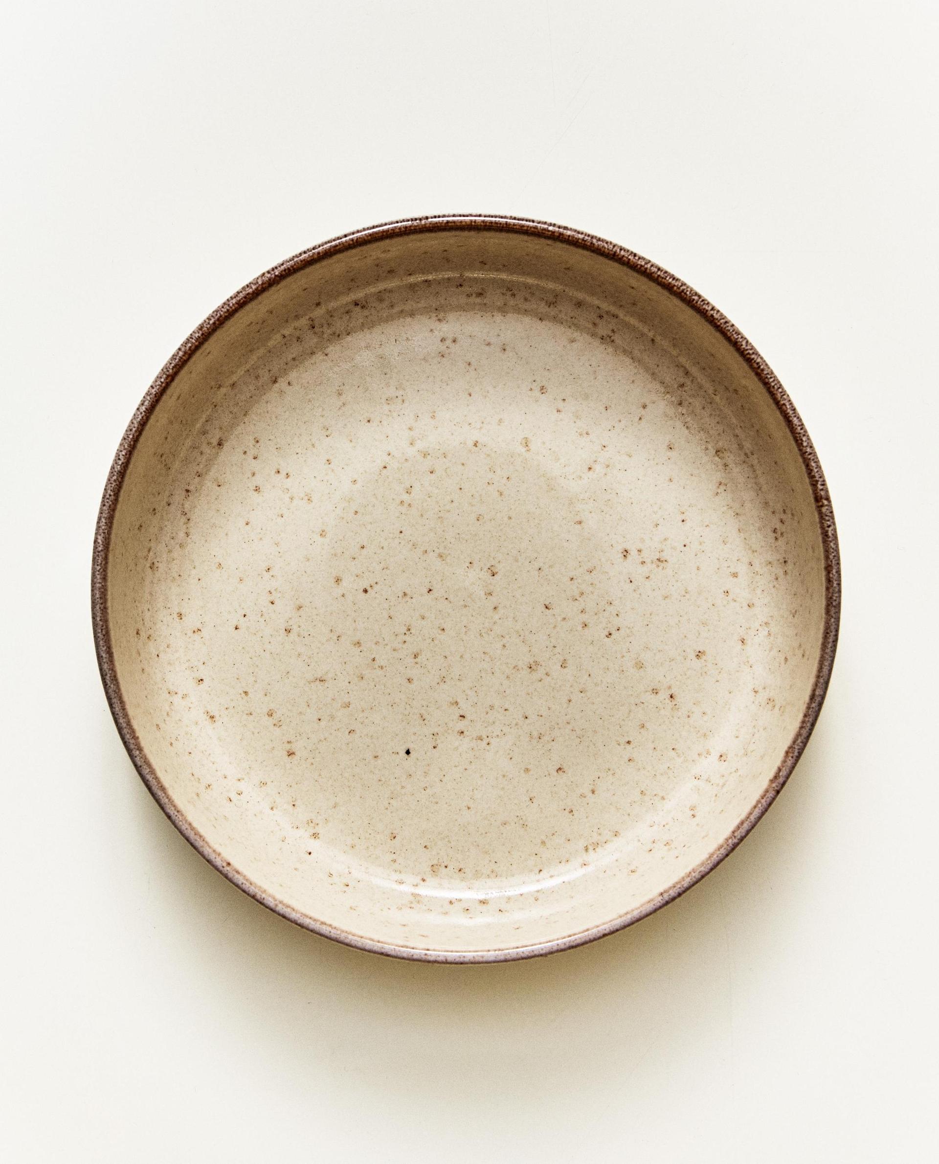 STONEWARE SOUP PLATE