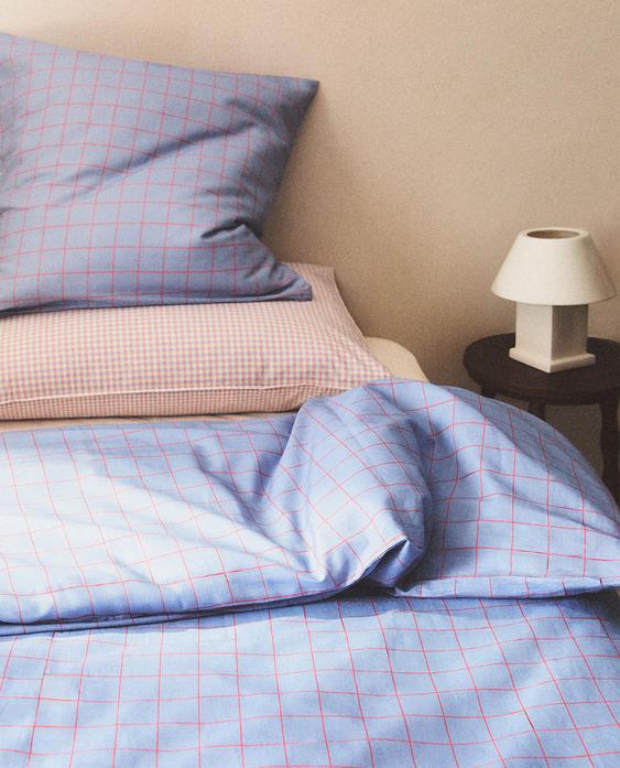 CHILDREN’S CHECK DUVET COVER