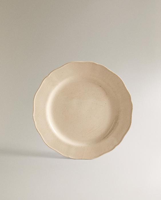 STONEWARE DESSERT PLATE