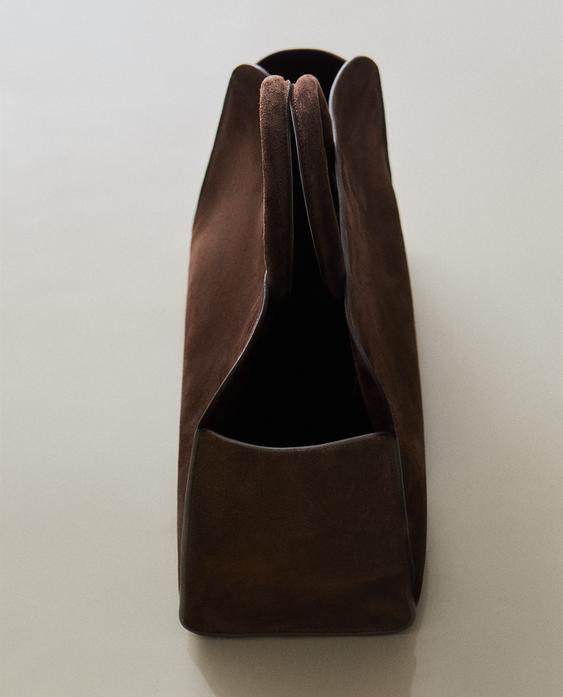 MINI SPLIT LEATHER TOTE BAG