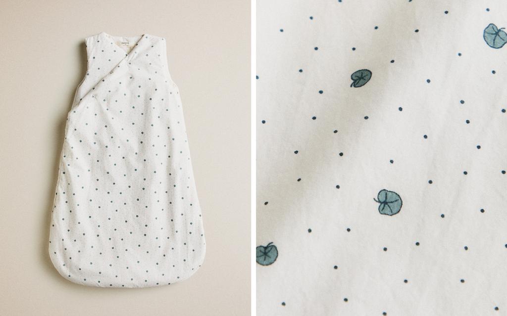 CHILDREN'S LEAF PRINT SLEEPING BAG