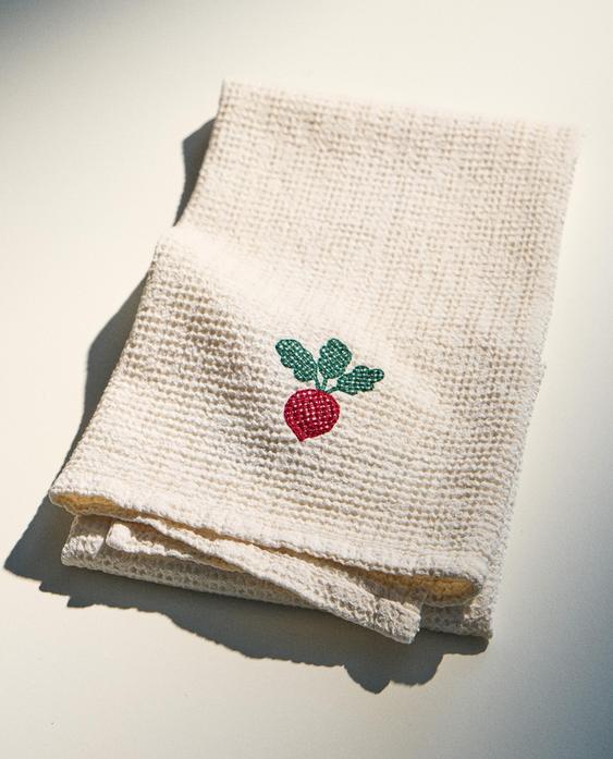 PACK OF WAFFLE-KNIT TEA TOWELS (PACK OF 2)