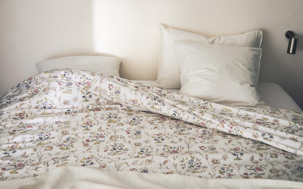 FLORAL SATEEN DUVET COVER