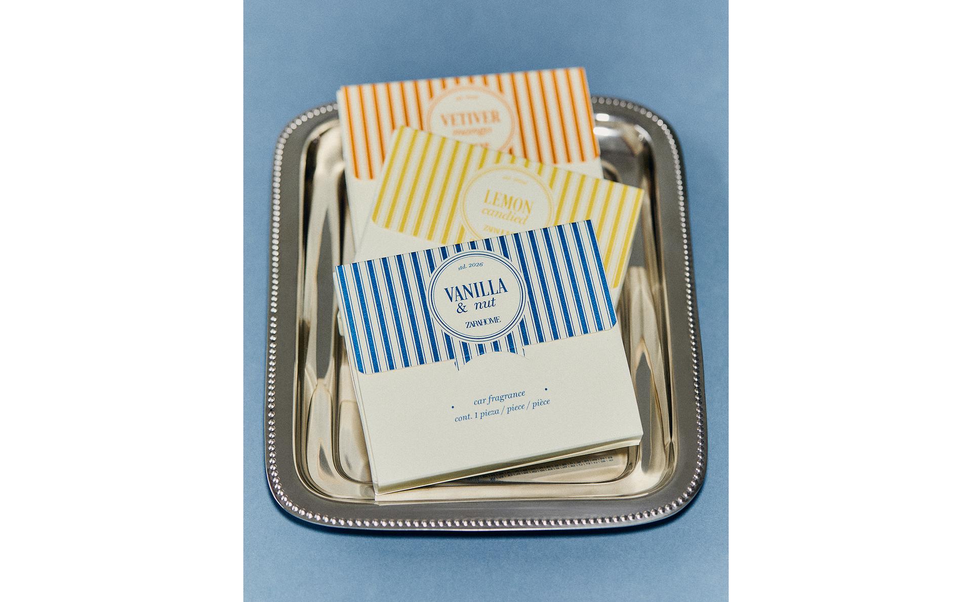 VETIVER MANGO、LEMON CANDIED及VANILLA & NUT车载香氛