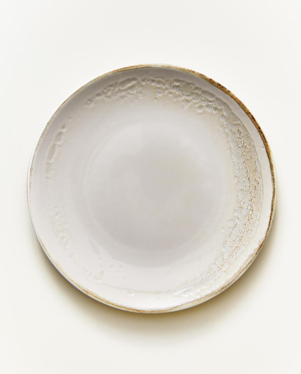 STONEWARE DESSERT PLATE