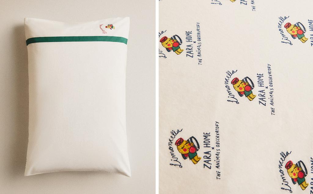 LIMONCELLA X THE ANIMALS OBSERVATORY KIDS’ PILLOWCASE