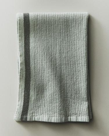 华夫格镶边厨房抹布