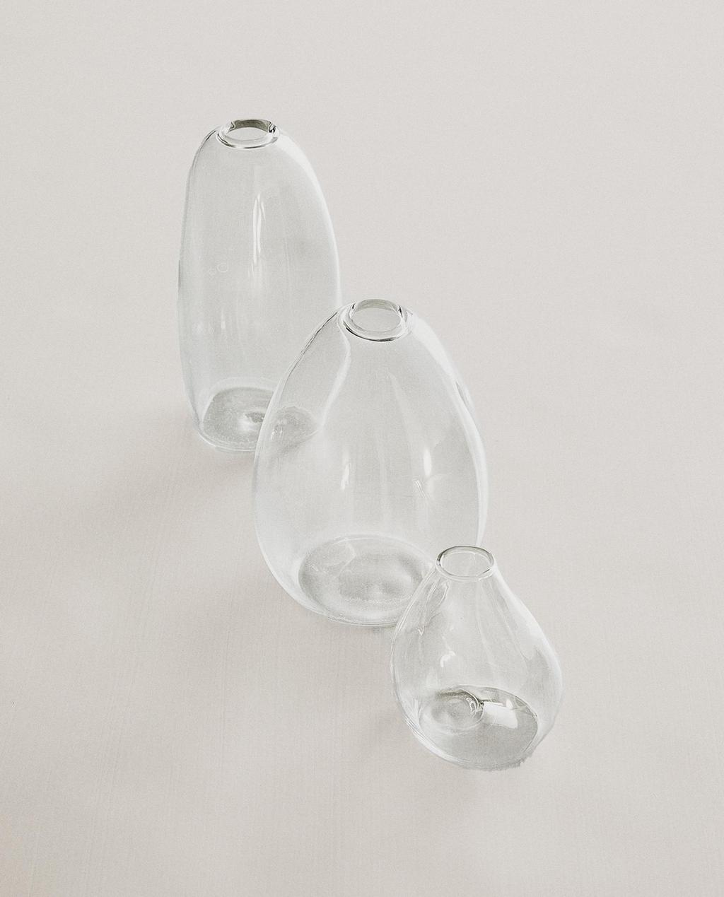SMALL IRREGULAR GLASS VASE