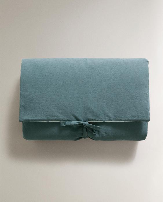 PORTABLE LEAF PRINT BABY CHANGING MAT