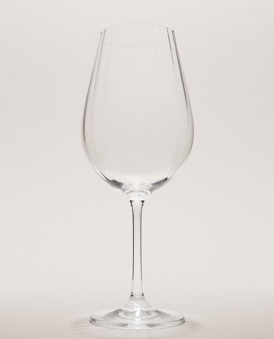 凸饰晶体玻璃高脚杯
