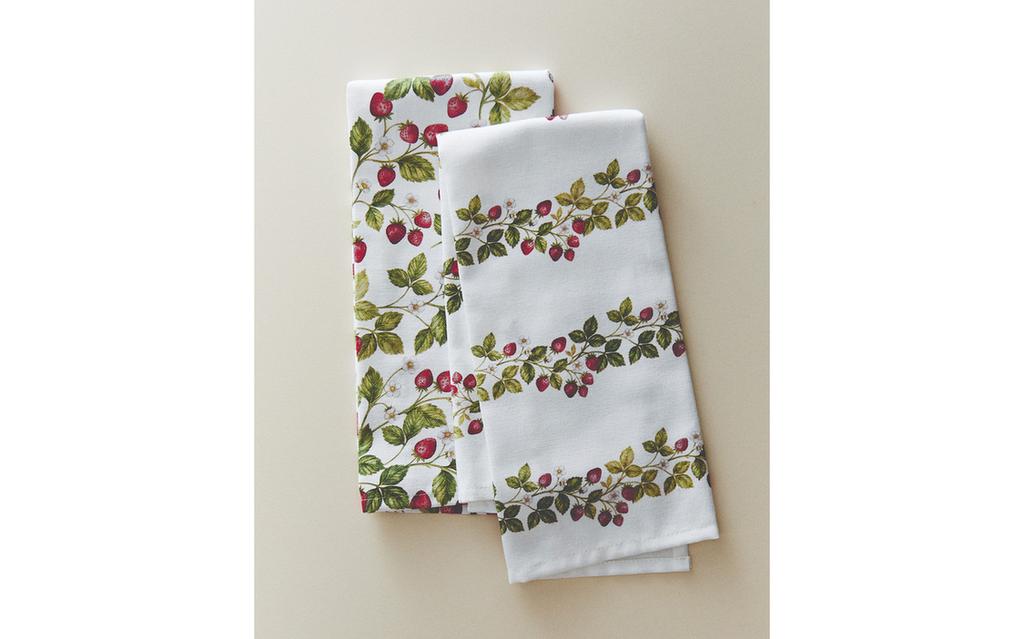 PACK OF FLORAL COTTON TEA TOWELS (PACK OF 2)
